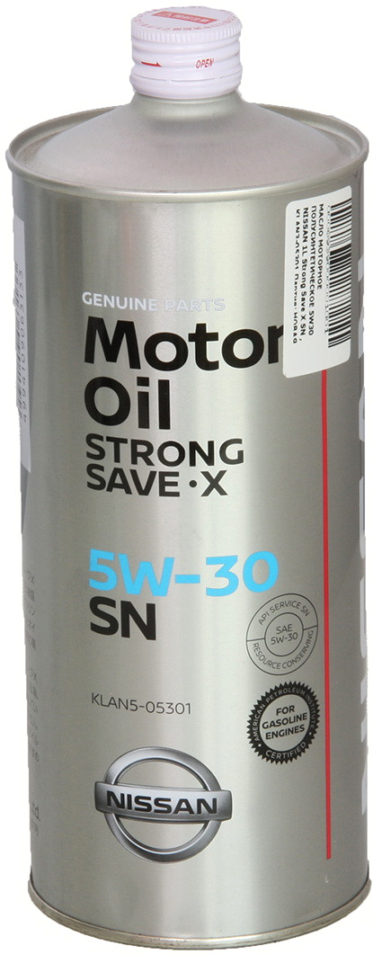 Олива моторна NISSAN Strong Save X 5W30 SN 1 л (KLAN505301)